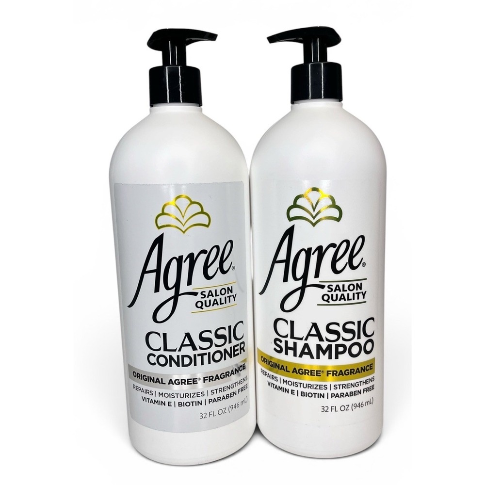 Agree Classic Shampoo & Conditioner Original Agree Fragrance 32 oz. ea New